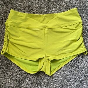 CRZ YOGA Vibrant Green Swim Boyshorts